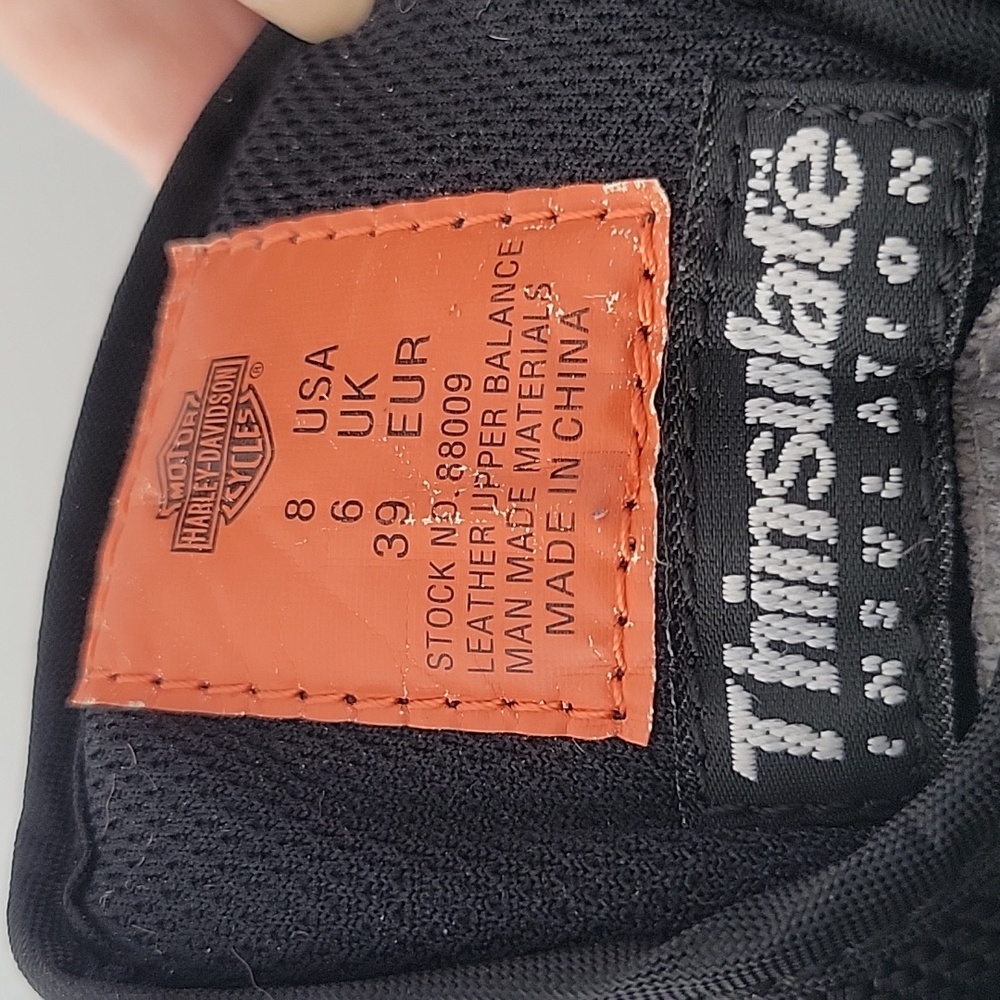 Harley-Davidson FXRG Boots 8/39 Black With Box - Picture 8 of 16